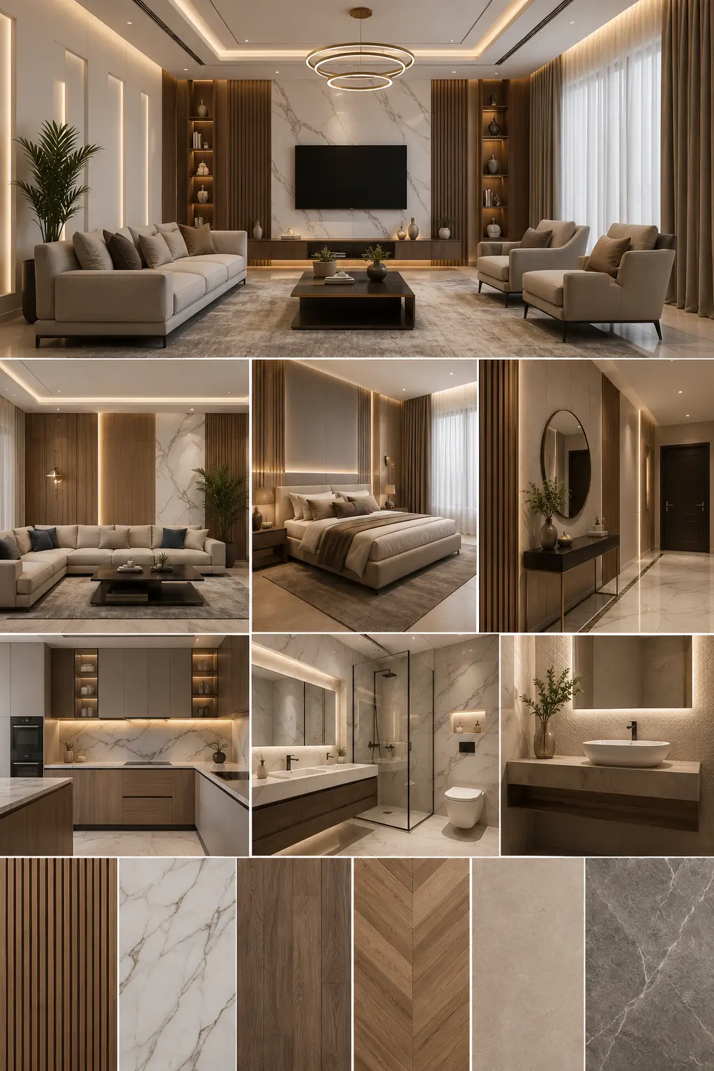 التصميم الداخلي للمنازل في السعودية: دليل التصميم والتنفيذ وأحدث أفكار الديكور